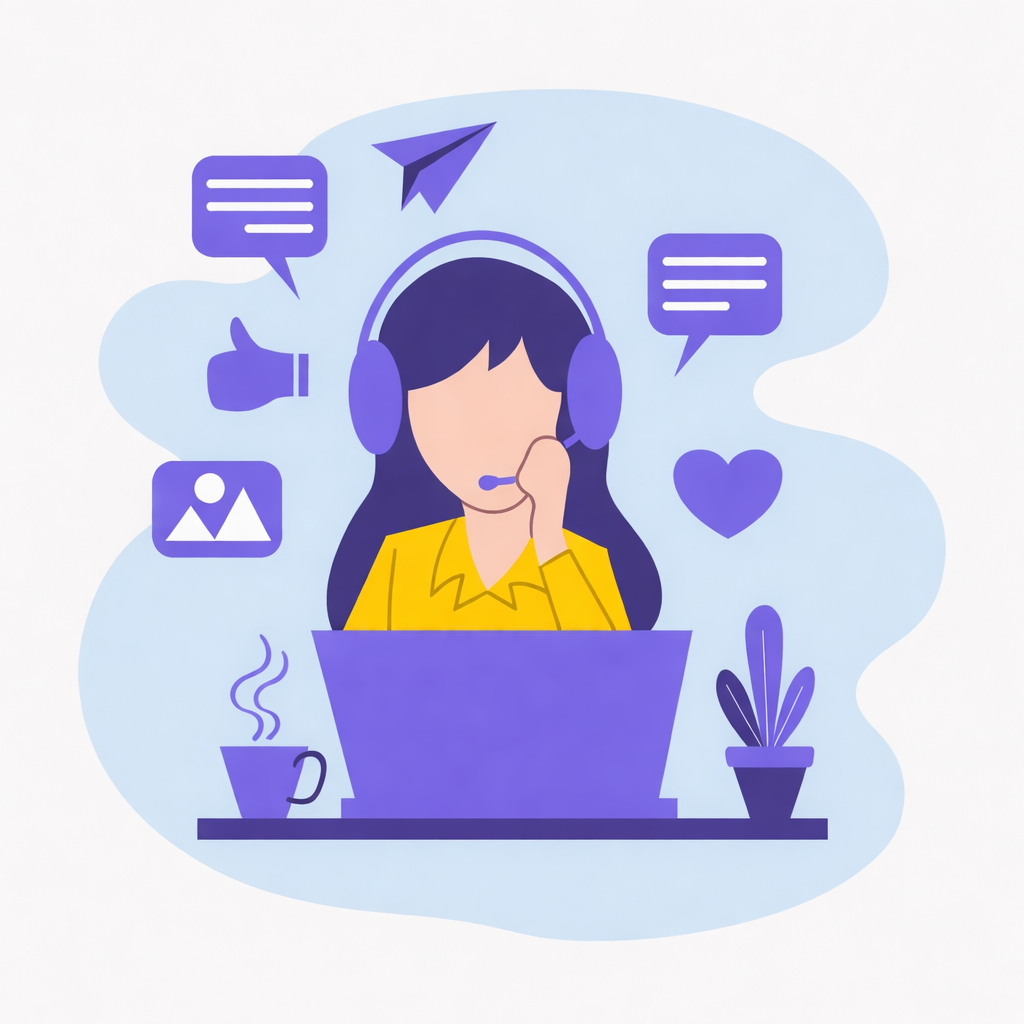 Digital mission illustration